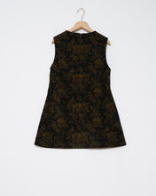 Load image into Gallery viewer, Floral corduroy a-line minidress