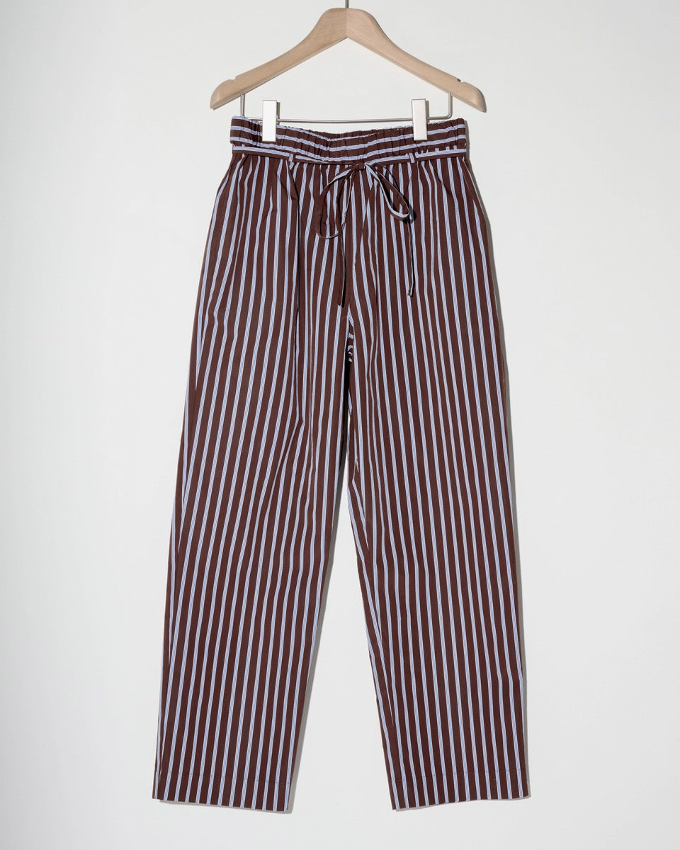 The Taffeta Gingham Cargo Pant Cornflower
