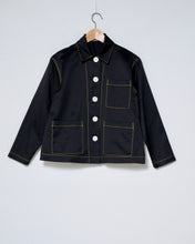 Load image into Gallery viewer, Sateen A-line shirt jacket