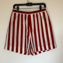 Load image into Gallery viewer, Stripe shorts red stripe