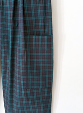 Load image into Gallery viewer, Plaid poplin cargo trousers