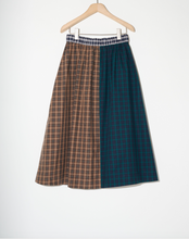 Load image into Gallery viewer, Plaid poplins skirt