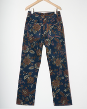 Load image into Gallery viewer, Floral paisley cord tuxedo trousers