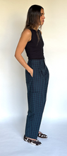 Load image into Gallery viewer, Plaid poplin cargo trousers