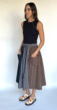 Load image into Gallery viewer, Plaid poplins skirt