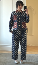 Load image into Gallery viewer, polka dot pleated trousers