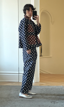 Load image into Gallery viewer, polka dot pleated trousers