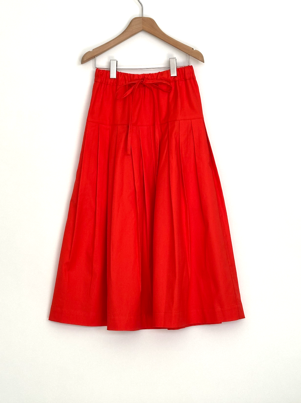 red oxford pleated skirt – KasMaria
