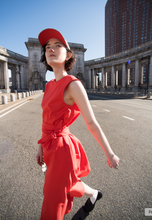 Load image into Gallery viewer, oxford dress with sash