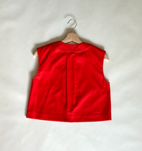 Load image into Gallery viewer, oxford cotton cropped vest top