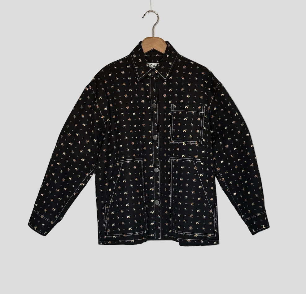 Liberty of London floral canvas shirt jacket – KasMaria