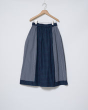 Load image into Gallery viewer, Check combo tulip skirt
