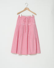 Load image into Gallery viewer, Gingham pleated skirt
