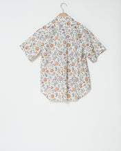 Load image into Gallery viewer, Linen blend Liberty floral paisley short sleeve shirt

