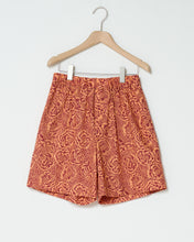 Load image into Gallery viewer, Liberty orange floral bermudas
