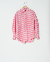 Load image into Gallery viewer, Gingham big pocket shirt
