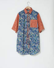 Load image into Gallery viewer, Floral combo shirtdress
