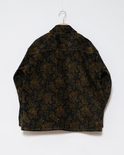 Load image into Gallery viewer, Floral cord shirt jacket
