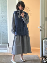 Load image into Gallery viewer, Check combo shirt with tie
