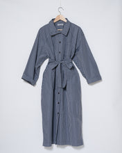 Load image into Gallery viewer, Check taffeta trench dress
