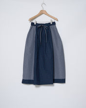 Load image into Gallery viewer, Check combo tulip skirt
