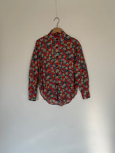 Load image into Gallery viewer, Red Liberty floral big pocket shirt
