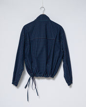 Load image into Gallery viewer, Blue windowpane poplin anorak

