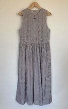 Load image into Gallery viewer, Cotton stripe sleeveless long dress
