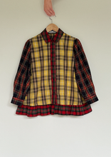 Load image into Gallery viewer, AW23 Poplin A-line ruffled hem shirt
