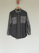 Load image into Gallery viewer, Slubby cotton linen flannel shirt
