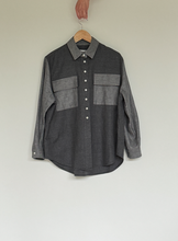 Load image into Gallery viewer, AW23 cotton linen slubby flannel shirt
