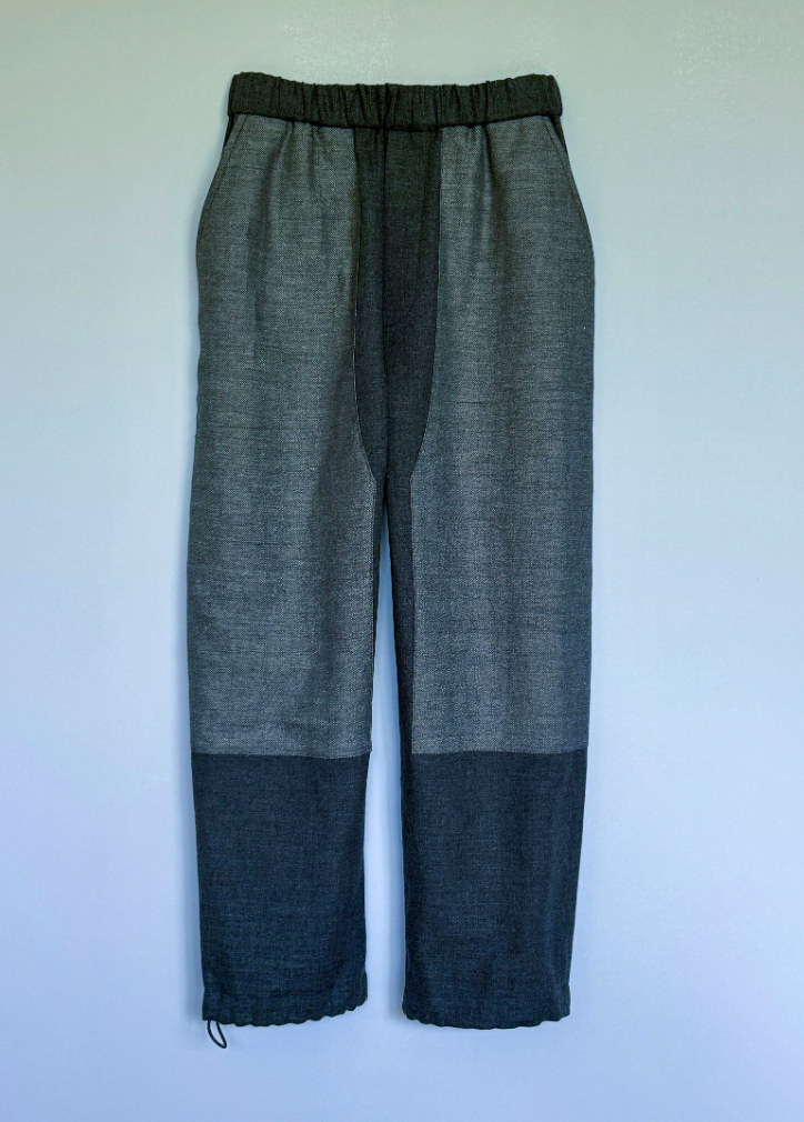 AW23 cotton linen slubby workpant