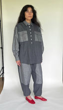 Load image into Gallery viewer, Slubby cotton linen flannel shirt
