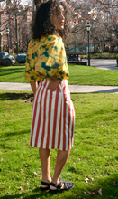 Load image into Gallery viewer, Stripe wrap skirt
