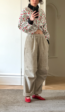 Load image into Gallery viewer, Patch pocket cotton wool cord pants
