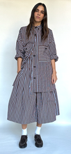 Load image into Gallery viewer, Cotton blend taffeta smock shirtdress
