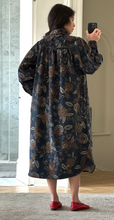 Load image into Gallery viewer, Floral Paisley Cord smock dress SAMPLE size L
