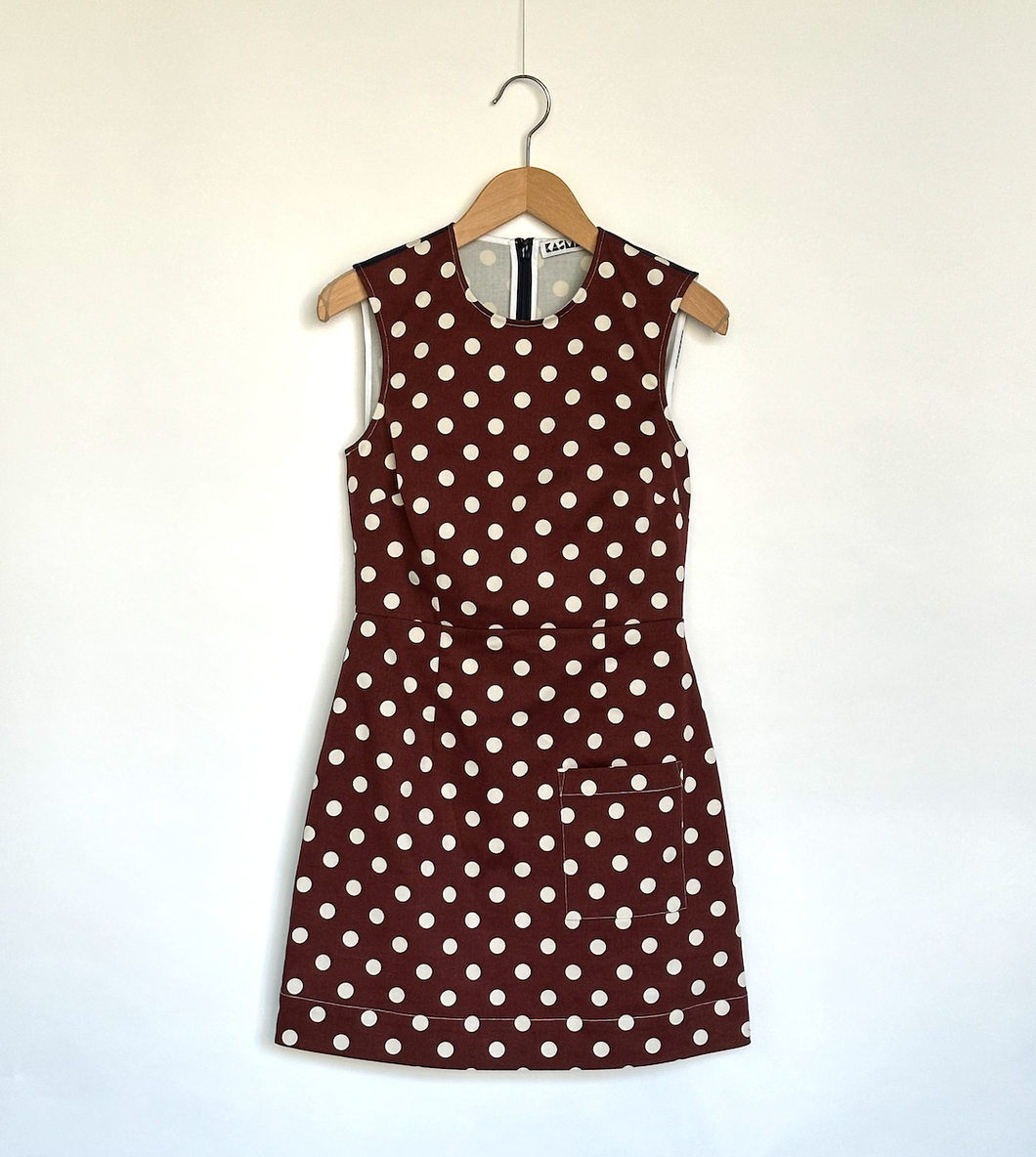 polka dot mini dress
