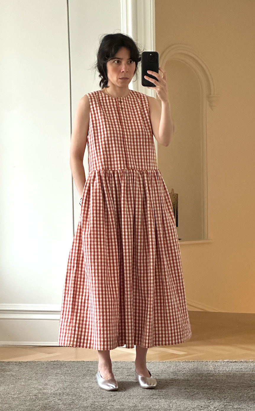 gingham dress