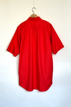 Load image into Gallery viewer, oxford short sleeve shirtdress
