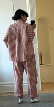 Load image into Gallery viewer, gingham short sleeve shirt

