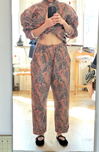Load image into Gallery viewer, Liberty paisley canvas work pants
