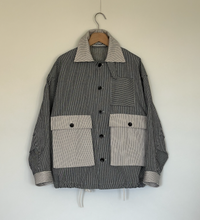 Load image into Gallery viewer, Stripe multi pocket jacket
