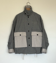 Load image into Gallery viewer, Stripe multi pocket jacket

