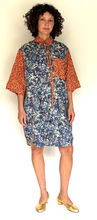 Load image into Gallery viewer, Floral combo shirtdress
