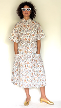 Load image into Gallery viewer, Linen blend Liberty floral paisley skirt
