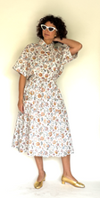 Load image into Gallery viewer, Linen blend Liberty floral paisley skirt
