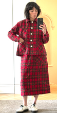 Load image into Gallery viewer, Plaid skirt
