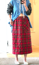 Load image into Gallery viewer, Plaid skirt
