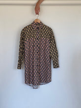 Load image into Gallery viewer, Poplin Liberty of London mini shirtdress/ tunic
